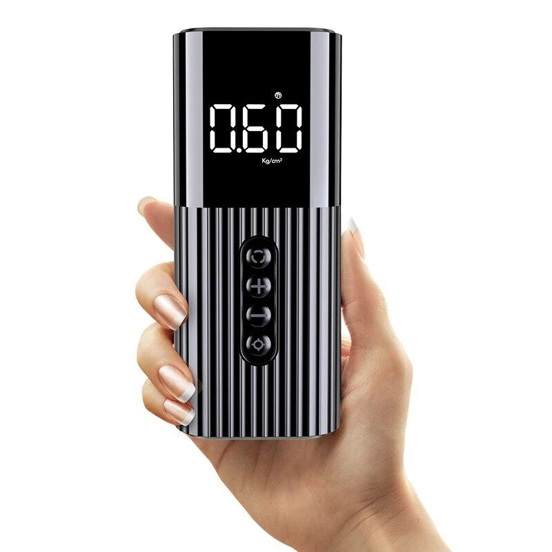 Pompe gonflable Mini compresseur d'air avec éclairage LED gonfleur de pneu 12 V 150PSI pompe à Air à fil pour balles de vélo de voiture