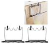 2PCS Hanging Trash Bag Holder Iron Foldable Under Sink Garbage Bag Rack for Kitchen Cupboard Frame Cabinet Door