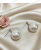 S925 Sterling Silver Australian White Pearl Stud Earrings - Fashionable and Elegant, Simple Design
