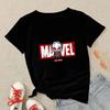 Summer T-shirts  Hipster Black Spiderman Shirt Streetwear Harajuku T Shirt Short Sleeve Tops Tee Clothes For Women