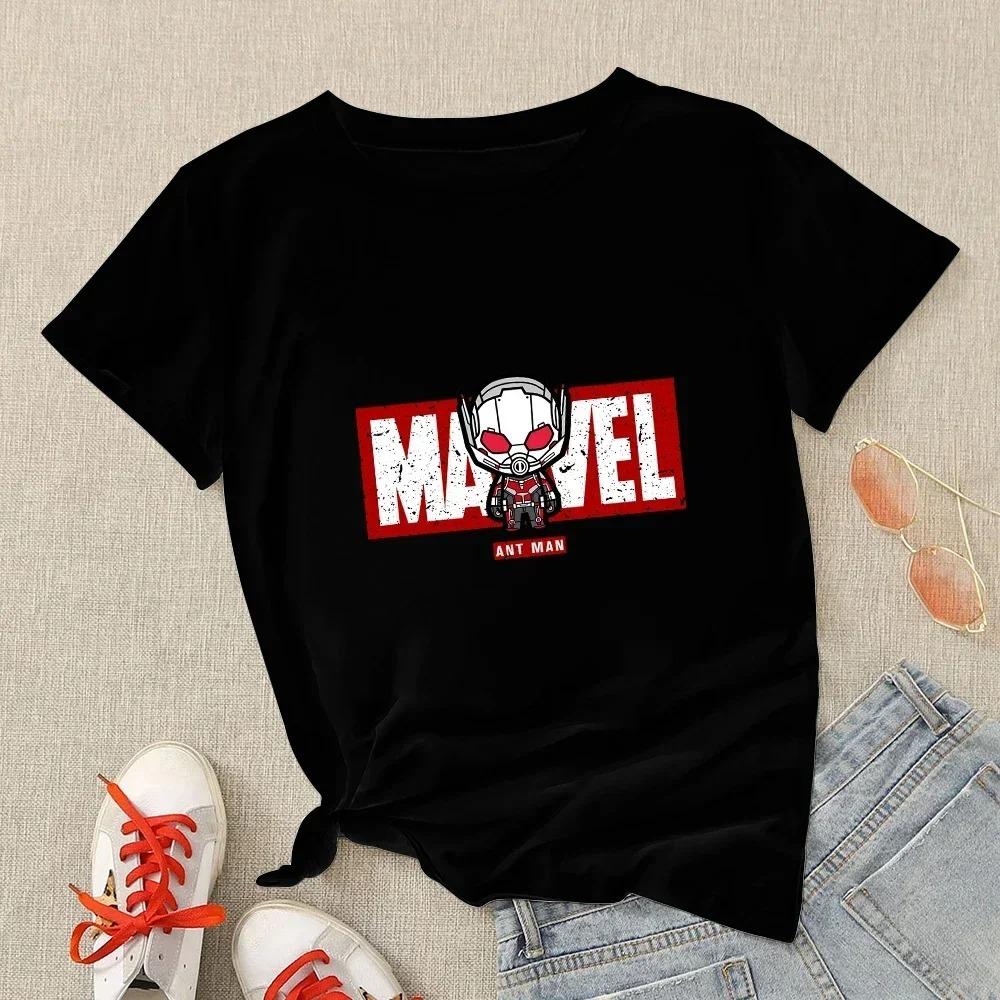 Summer T-shirts  Hipster Black Spiderman Shirt Streetwear Harajuku T Shirt Short Sleeve Tops Tee Clothes For Women