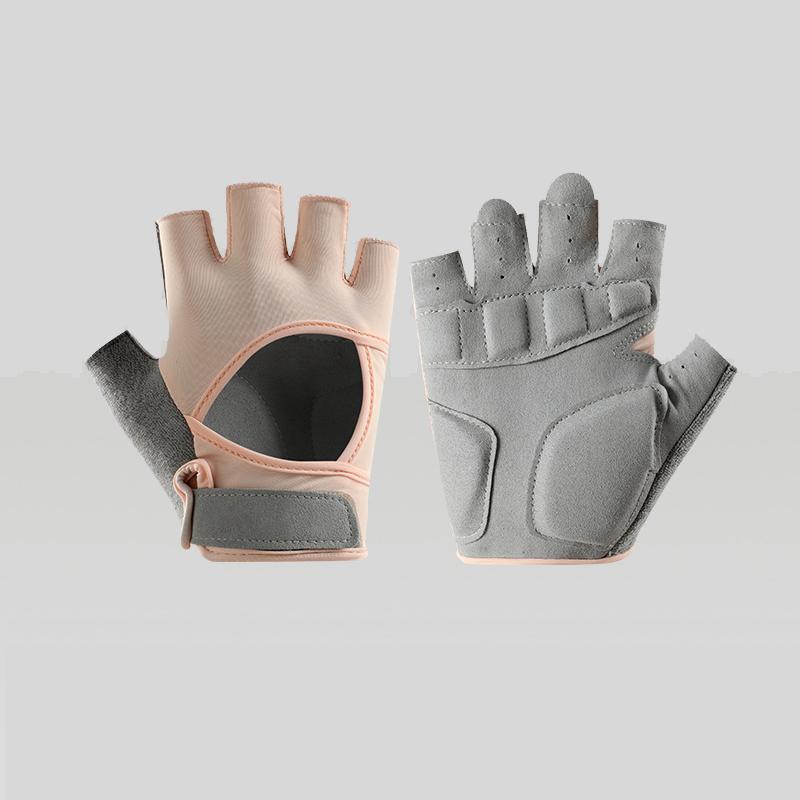 Wear Resistant Fitness Gloves Breathable Fingerless Gloves Cycling Half Finger Gloves Yoga Sports Mittens