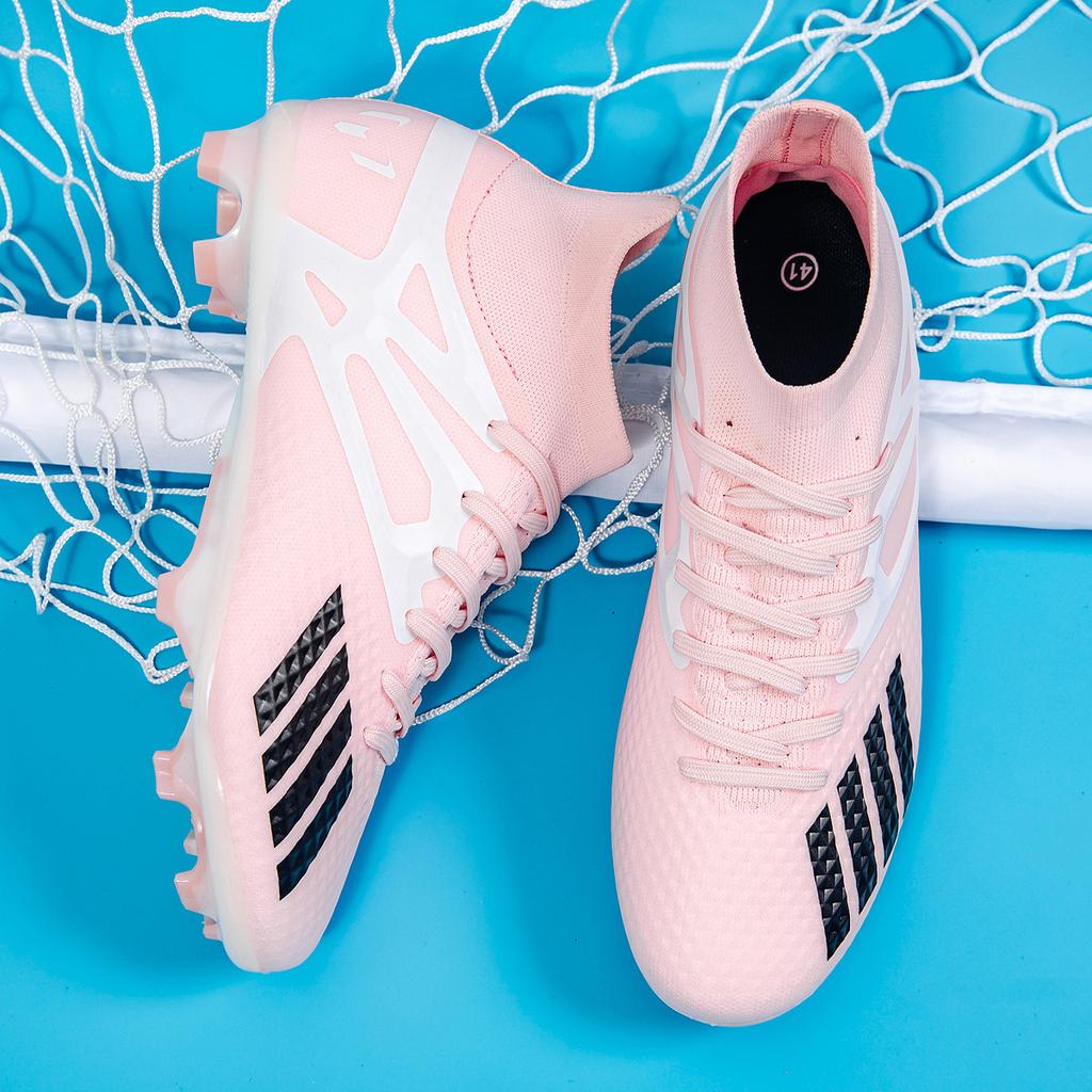 High football shoes women's broken nails artificial turf nails student leather foot training sports shoes