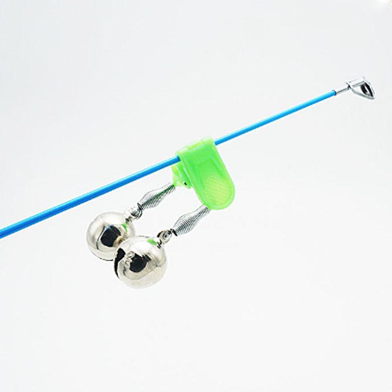 Fishing Gear Bell Double Bell Alarm Fishing Rod Clamp Bell Fishing Accessories Fishing Supplies