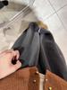 2025 Women's High Waist Grey Woolen Wide Leg Pants - Winter Plus Velvet, Loose Fit, Pear Shaped Body Slimming