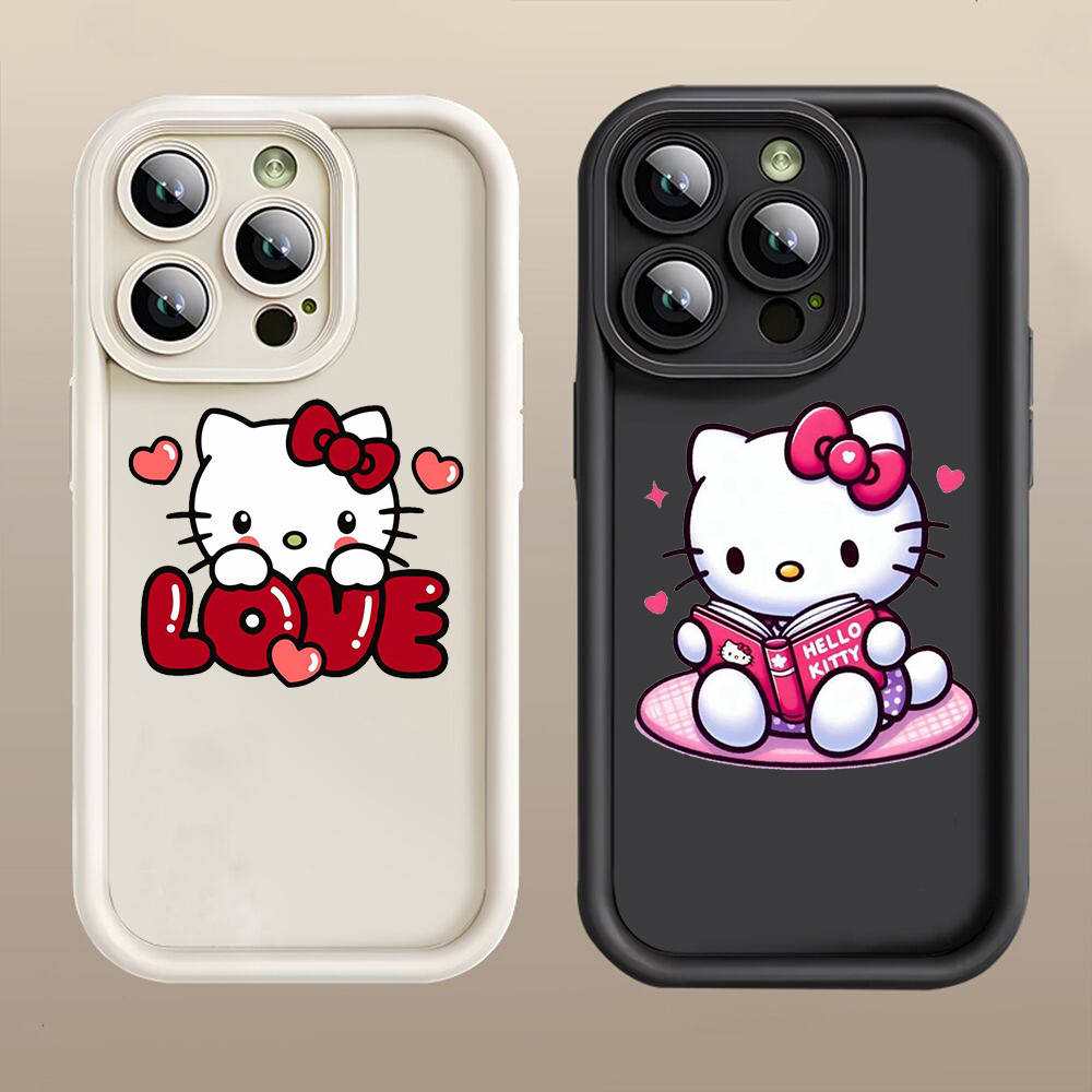 Чехол D-9 Hello Kitty для iPhone 15 14 13 12 8 Plus Samsung S24 S23 Ultra A04S A05S Huawei P40 P50 P60 Nova 11 Pro Max OPPO A17K Reno 10