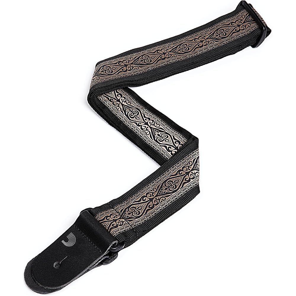 D Addario Woven Strap 50J04 Brown Jaquard Guitar Strap [Domestic Genuine Product]