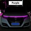 Car LED Hood Light Strip 12V, Flexible Waterproof Exterior Bonnet Daytime Running Atmosphere Lamp, Universal for Car SUV Truck Decorative Lighting