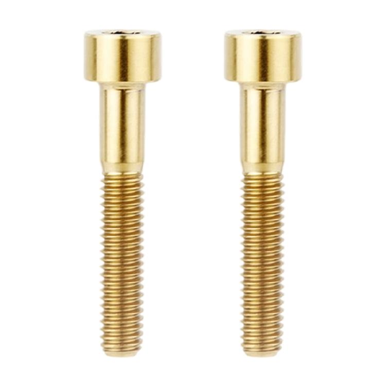 2Pcs Metal Alloy Bike Stem Top Bolt Road Bike Stem Fastening Screw Socket Cap Head Bolts Screw Easy To Install
