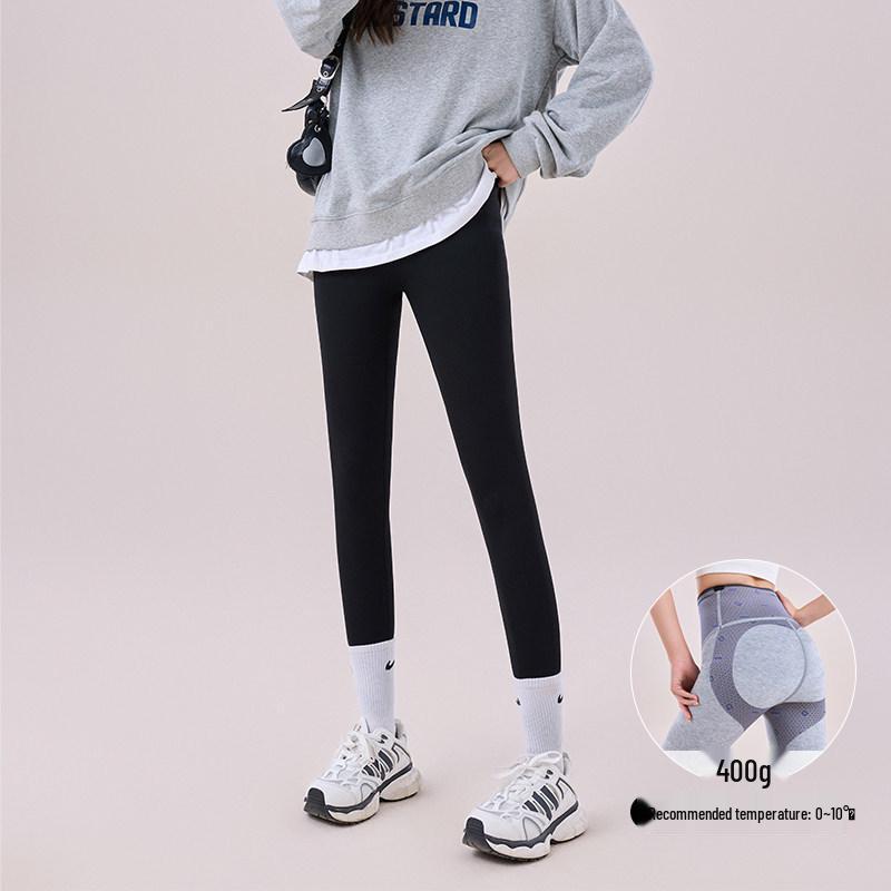 

Women s Shark Pants: Waist-Cinching, Fleece-Lined, High-Waisted, Knee Protection, Butt Lifting, Tummy Control, Slimming Fitness Pants for Winter 2025 M