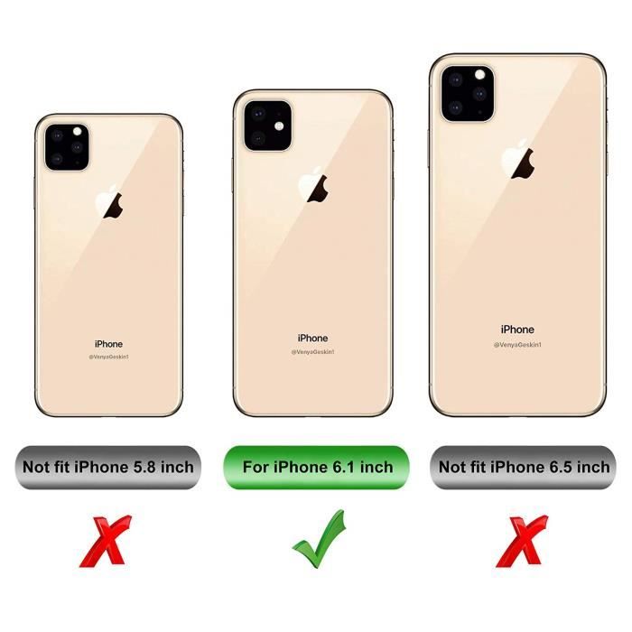 Case for iPhone 11 6.1" Mirror Silicone Crystal Shiny Bling Glitter Protective Cover Transparent Soft TPU Silicone Gel