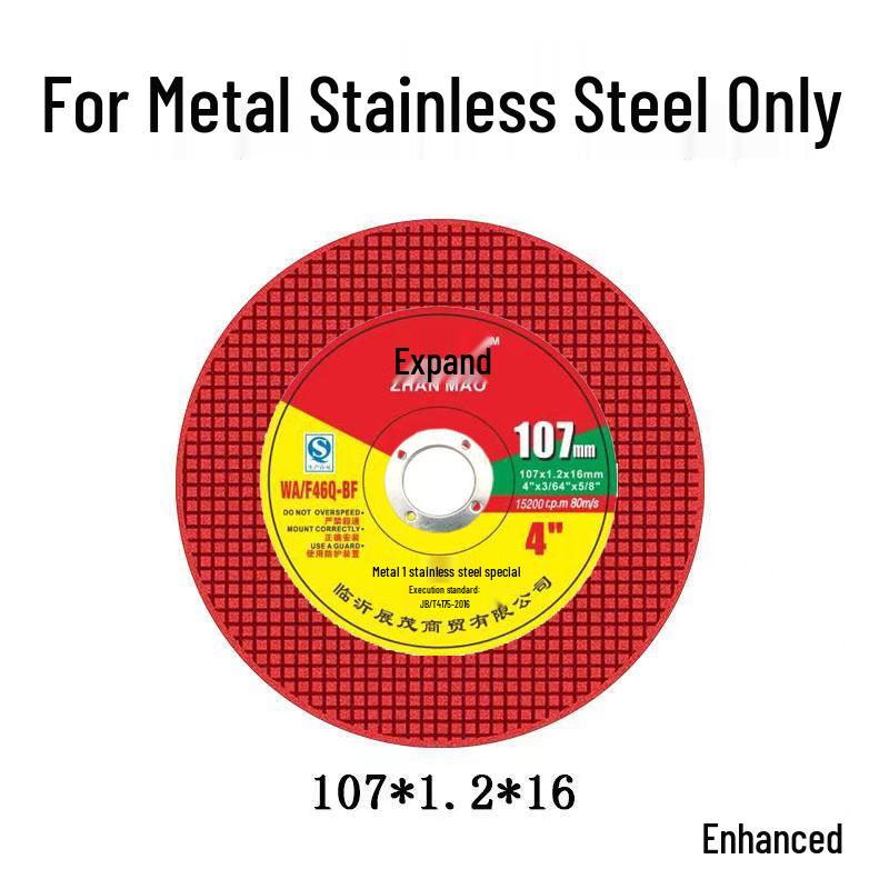 100mm Metal Cutting & Grinding Disc for Angle Grinders - Polishing Alloy Steel Saw Blade