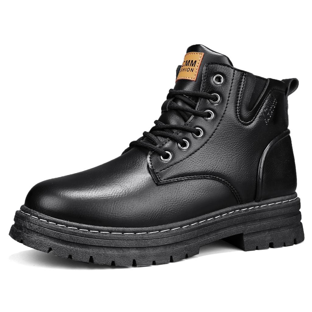 22 years old new Martin boots retro style high-top shoes casual leather shoes soft sole big head shoes