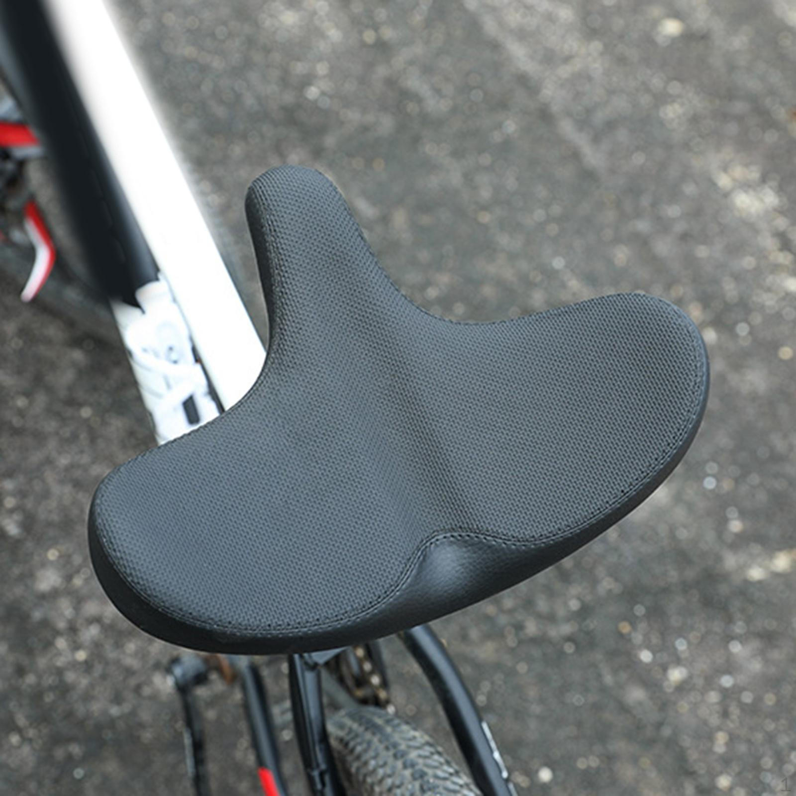 Bike Seat Shock Absorbing Replacement Saddle for Work Camping Leisure