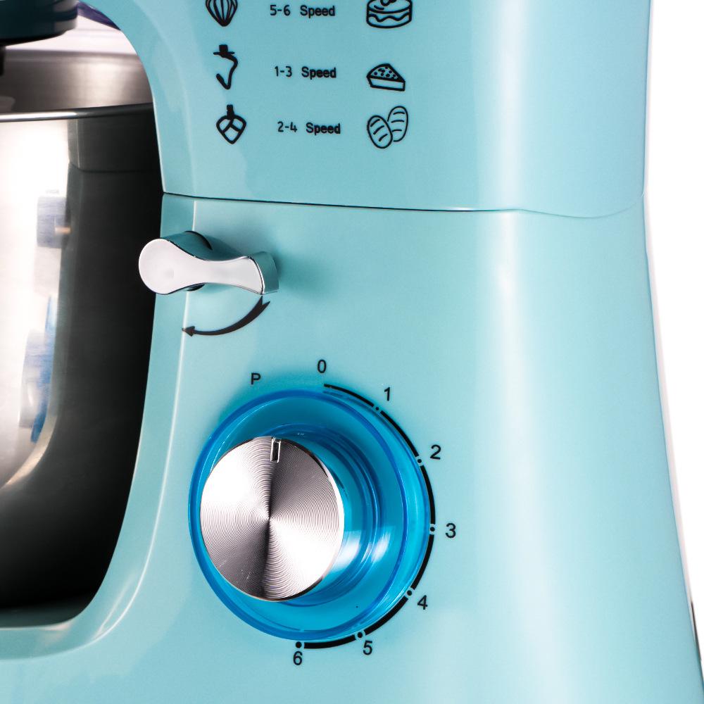 5.5L Multi-functional Automatic Dough Kneading & Mixing Machine with Milk Foam & Egg Beater.