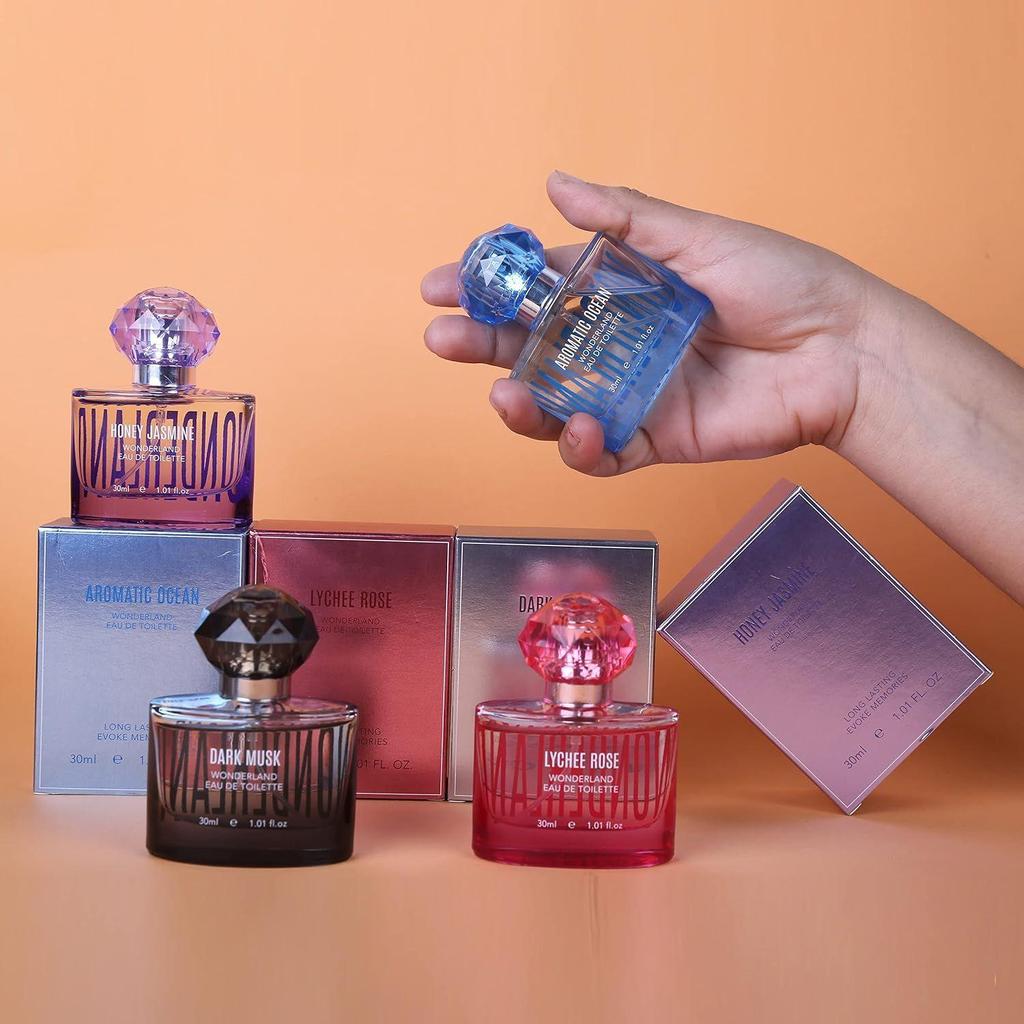 MINISO Unisex Parfyme for Kvinner&Menn, Eau De Toilette Parfyme 30ml med Langvarig Duft, Aromatisk Hav