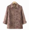Women's Traditional Style Seven-Sleeve Top and Pants Set for Middle-aged and Elderly