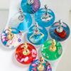 Nail Art Practice Base Resin Display Stand with Sea Shell Designs for Manicure Training Nail Artists Practice Base