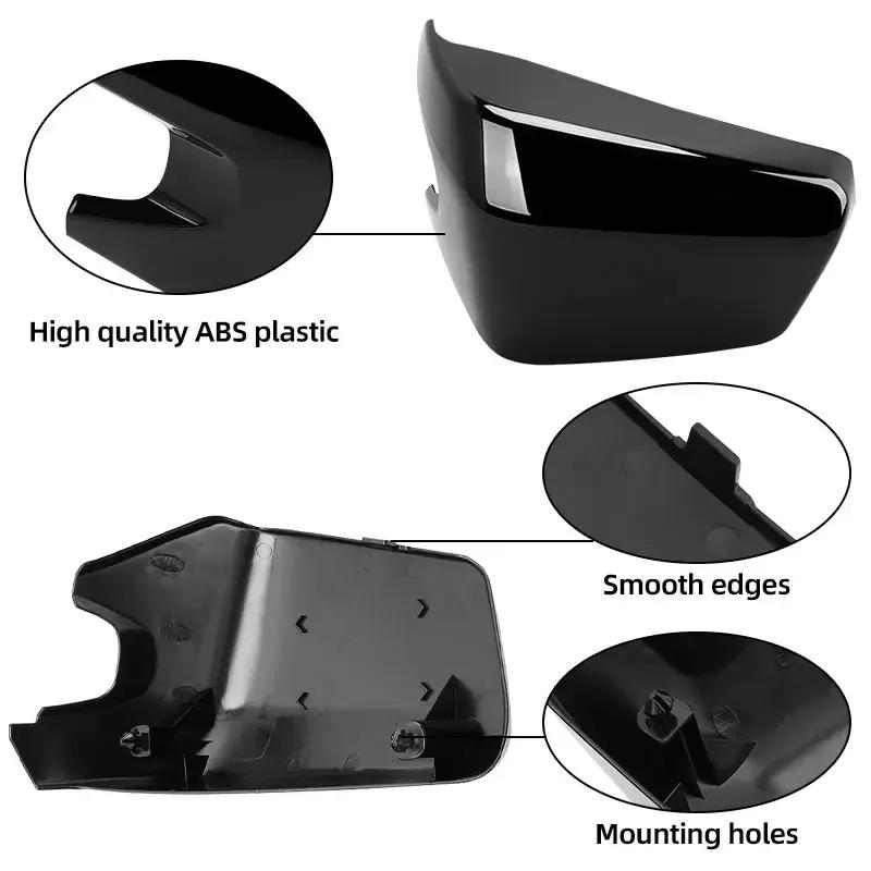 Black Motorcycle Battery Side Fairing Cover Protector Guard For Honda Shadow ACE Aero Spirit VT 400 750 VT400 VT750 2004-2013