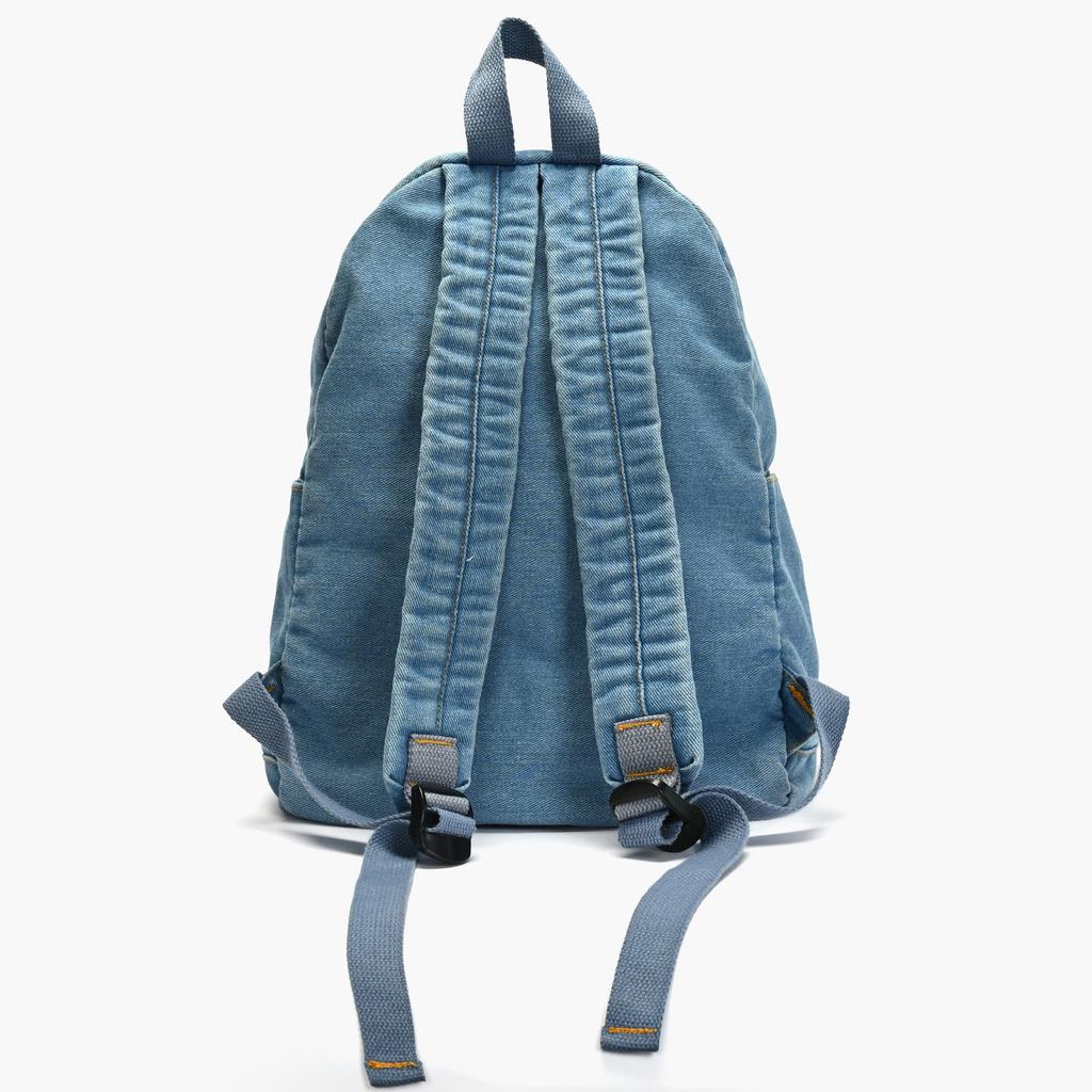 Schoolbag Japanese washed denim small backpack female Korean version literary small backpack college student canvas schoolbag wholesale
