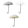 3Pcs Wall Hooks Strong Load-bearing Umbrella Shape Design Easy to Install Self Adhesive Hanger Hook Storage Organizer