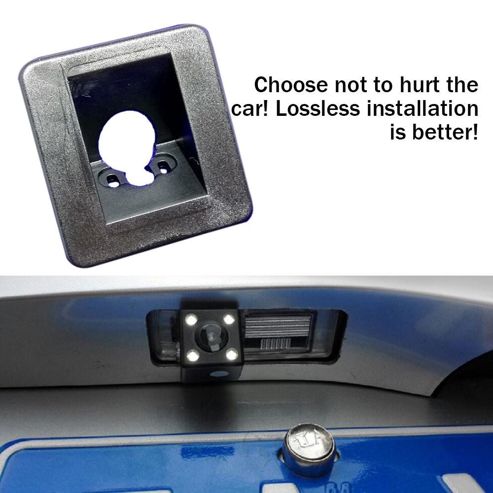 1Pc Car Rear View Camera Bracket Plate Lights Mount Universal Vehicle Reverse Cam Back Up Holder For Kia K3 K3S