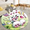 Diddl Round Area Rug,Carpet Rug for Living Room Bedroom Sofa Playroom Decor,Non-slip Floor Mat8