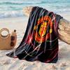 Asciugamano da Spiaggia in Microfibra con Stampa Manchester United Asciugatura Rapida Assorbente Grande Asciugamano per Spiaggia Nuoto Viaggio