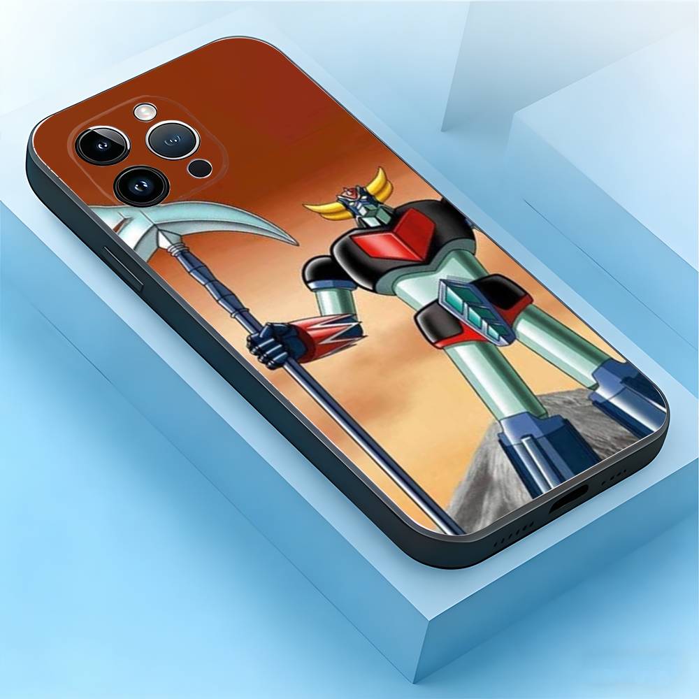 

UFO R-Robot G-Goldorak Phone Case For iPhone 17,16,15,14,13,12,11,Air,XR,Pro,Max,Plus,mini,SE Silicone Black Cover iPhone12