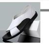 Men's Cowhide Leather Roman Sandals - New Casual Outdoor Summer Shoes with Soft Non-Slip Soles