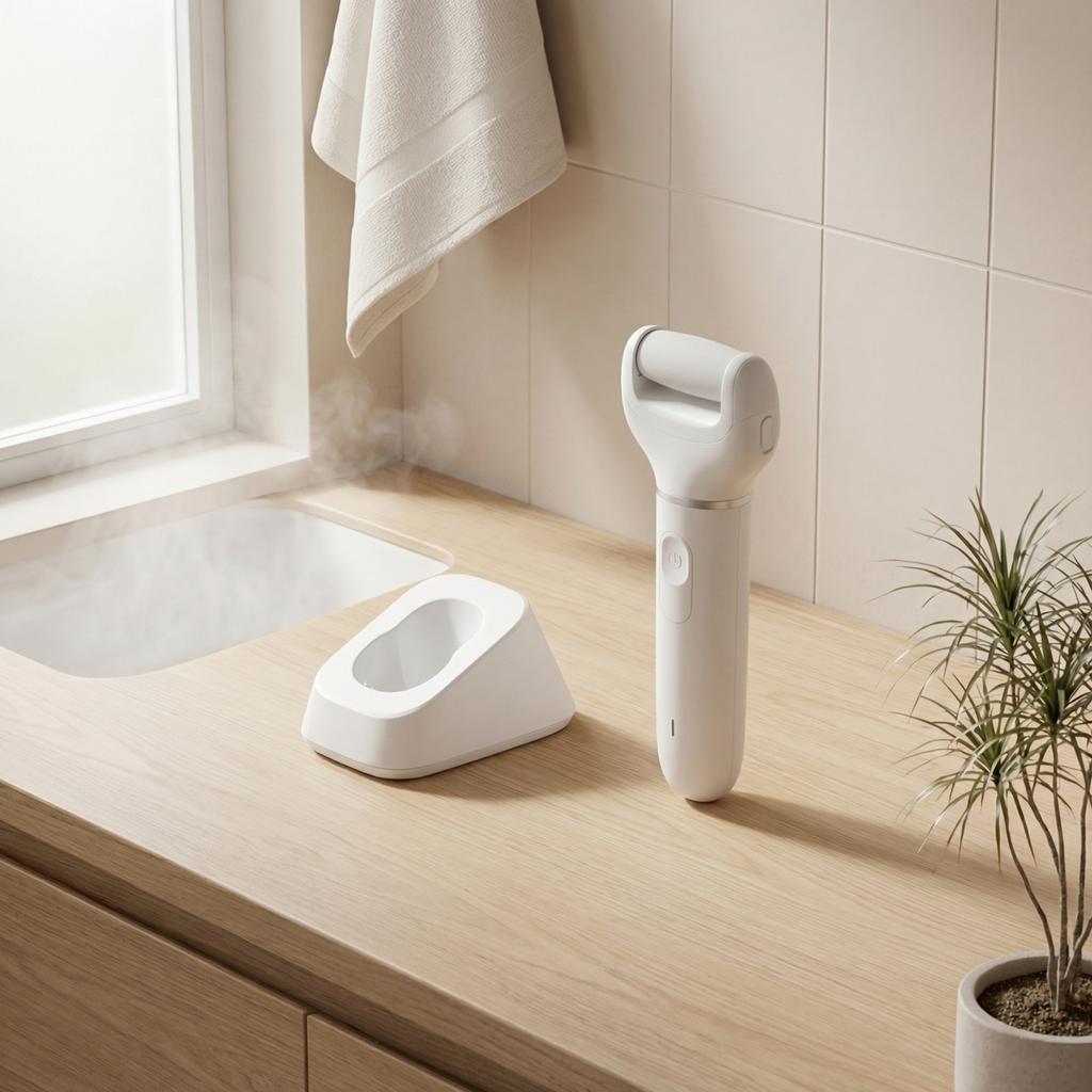 Rechargeable Electric Foot Exfoliator And Pedicure Tool