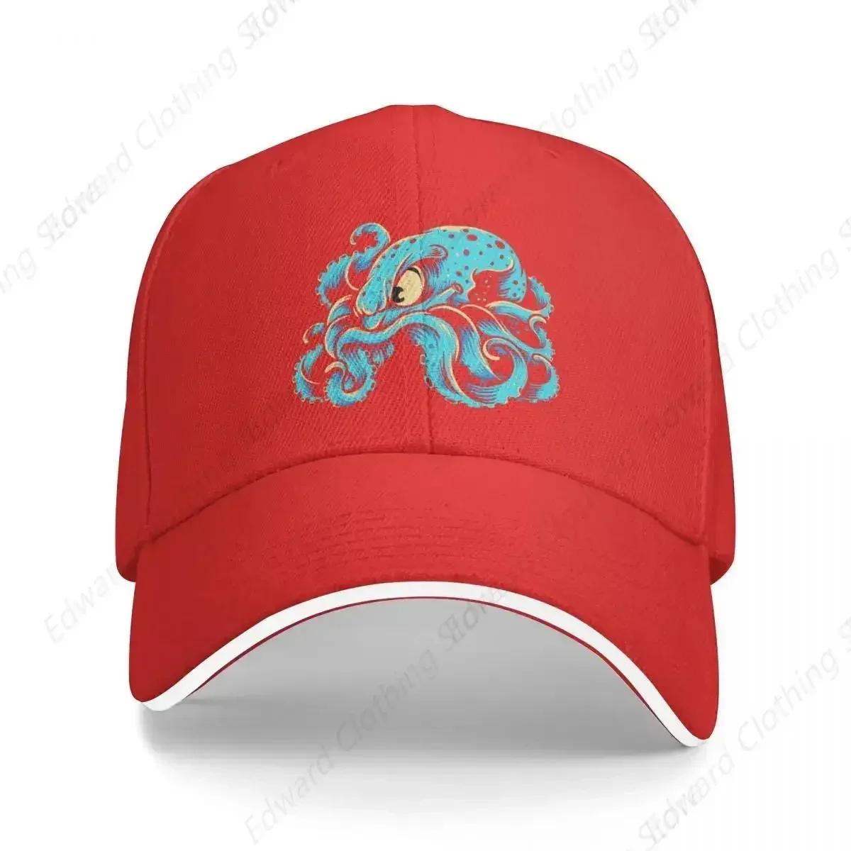 Furious Blue KrakenCap Baseball Cap Golf GentleUnisex Hat Unisexs Luxury Womens Adjustable