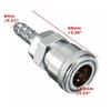 4PCS Quick Release Air Hose Fittings Coupler 8mm Compressor SH20+PH20 Spring Loaded Couplings Air Compressor For RV Motorhome