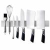 HARU Knife Magnet, Stainless Steel Knife Rack with Strong Adhesive Tape, Wall-Mountable, Easy To Attach for Kitchen Tools (40mm)