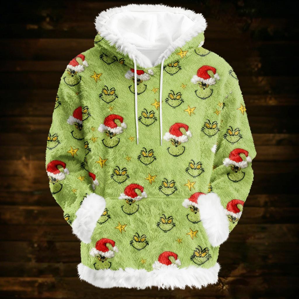 Φούτερ με Κουκούλα Για Γυναίκες Oversized Χειμερινά Βελούδινα Χαριτωμένα Φούτερ Πουλόβερ Μοντέρνα Φθινοπωρινά Χειμερινά Ρούχα