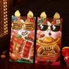 6pcs Cartoon Chinese Red Envelopes Horse Year Lucky Money Envelopes  Kids Gift