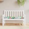 VidaXL Garden Bench Cushion Multicoloured Tiles 120x50x7cm Fabric 361597