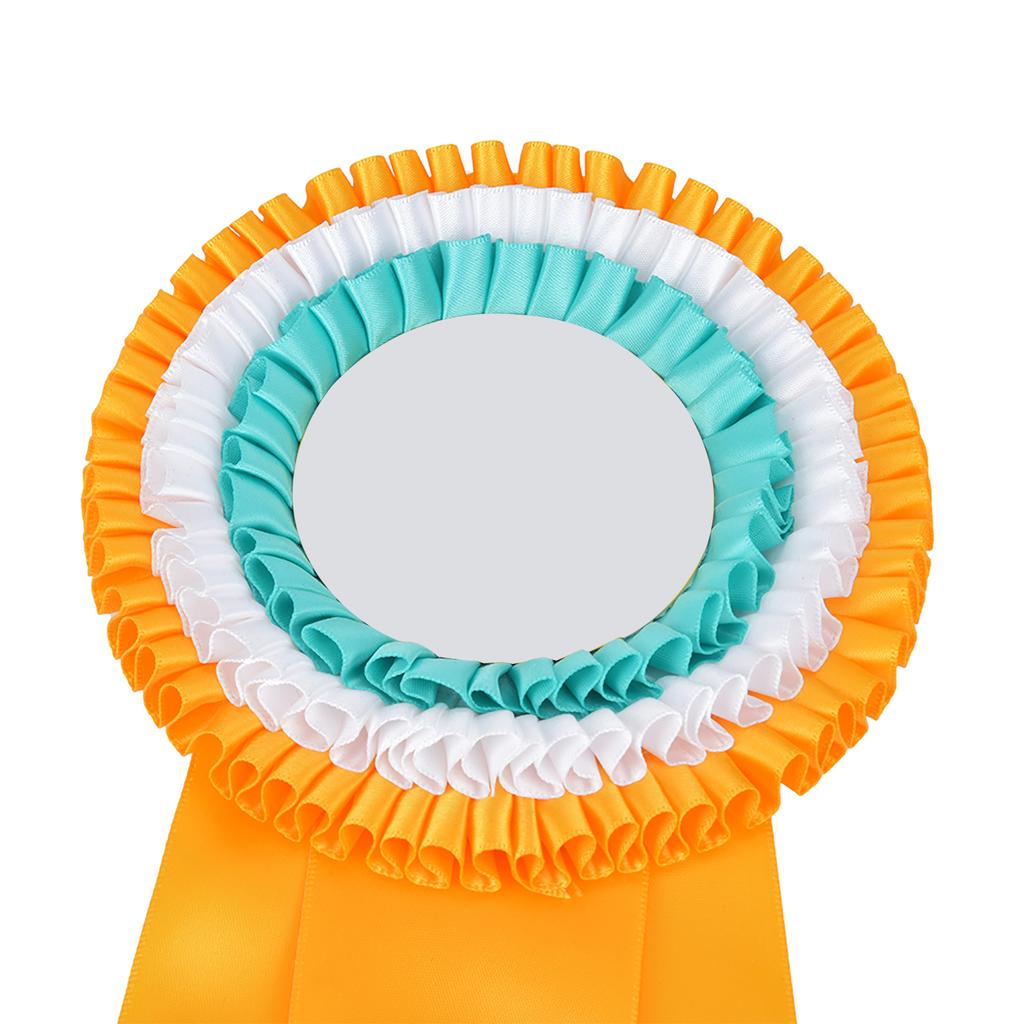 Generous Ribbon Rosette Badge Pin  s Medal Class   Award