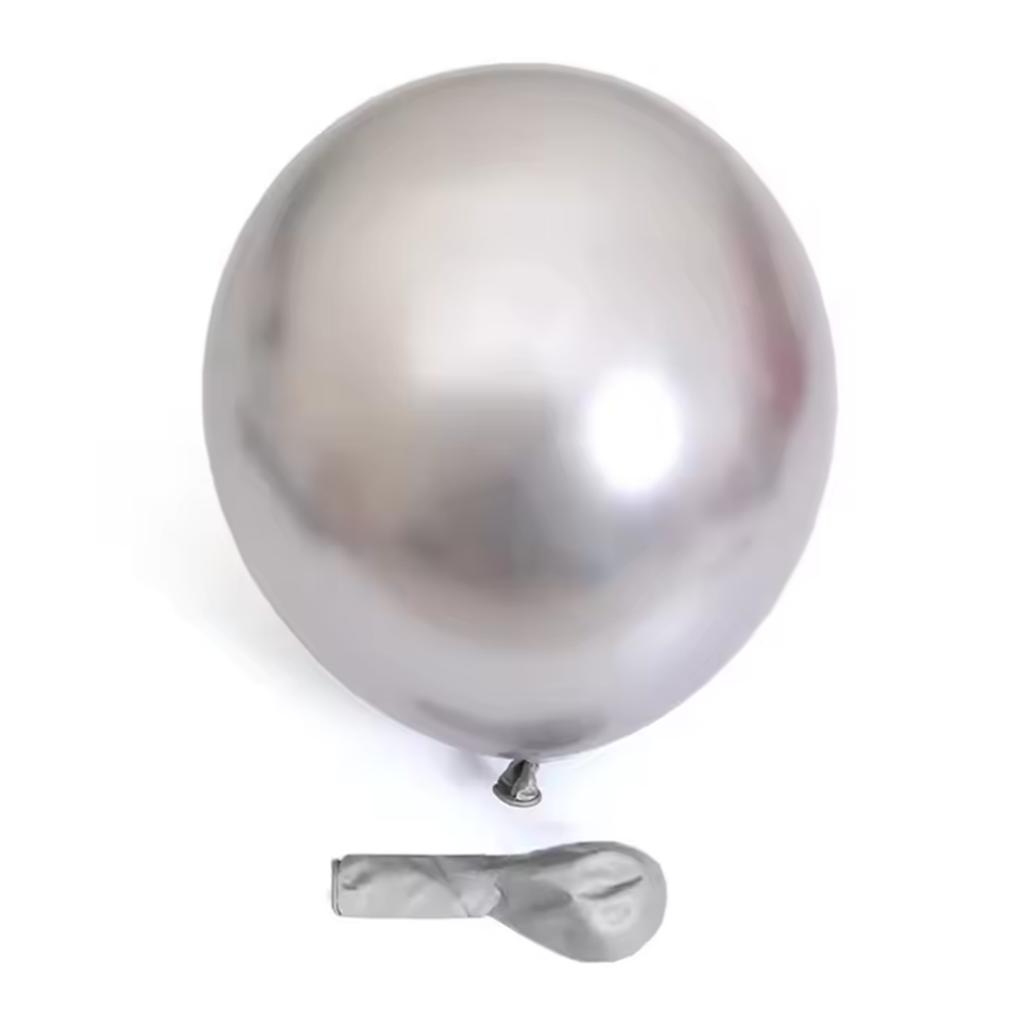 5/10inch 20/50pcs metallic balloon set, suitable for weddings, birthdays, themed parties, pre wedding parties, family gatherings