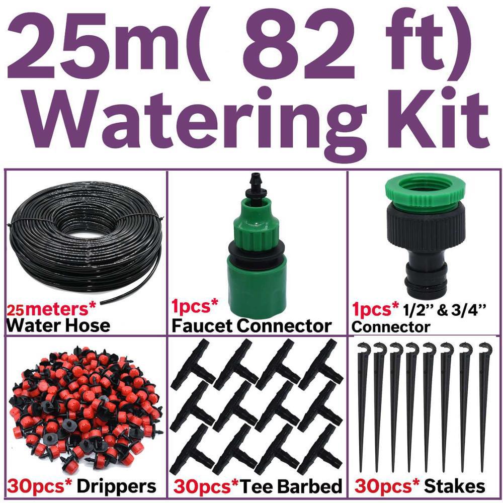 Automatic DIY Garden Irrigation & Cooling Kit - Flower Watering & Dust Removal System