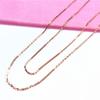 Exquisite Russian 585 Purple Gold Cold Wind Snake Bone Corrugated Necklace Exquisite Rose Gold Plated Color Gold Collarbone Chain