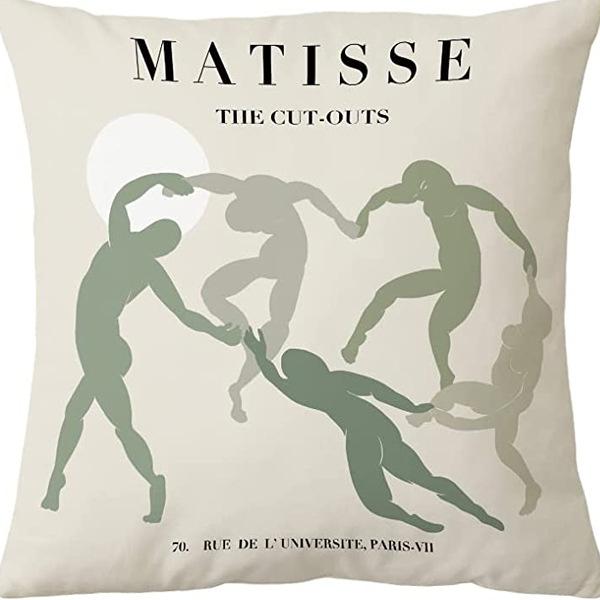Modern Ins Style Pink Girl's Heart Pillow Case Nordic Linen Cushion Sofa Bedside Pillow