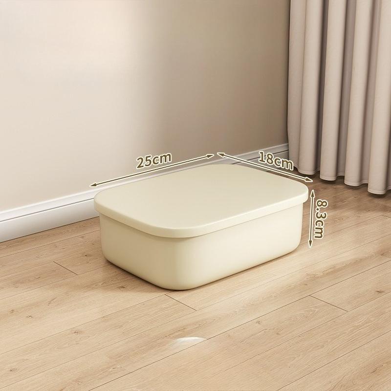 

Ins-Style Airtight Storage Box with Lid – Dustproof Organizer for Cosmetics, Clothes & Snacks – Bedroom & Toy Storage Bin