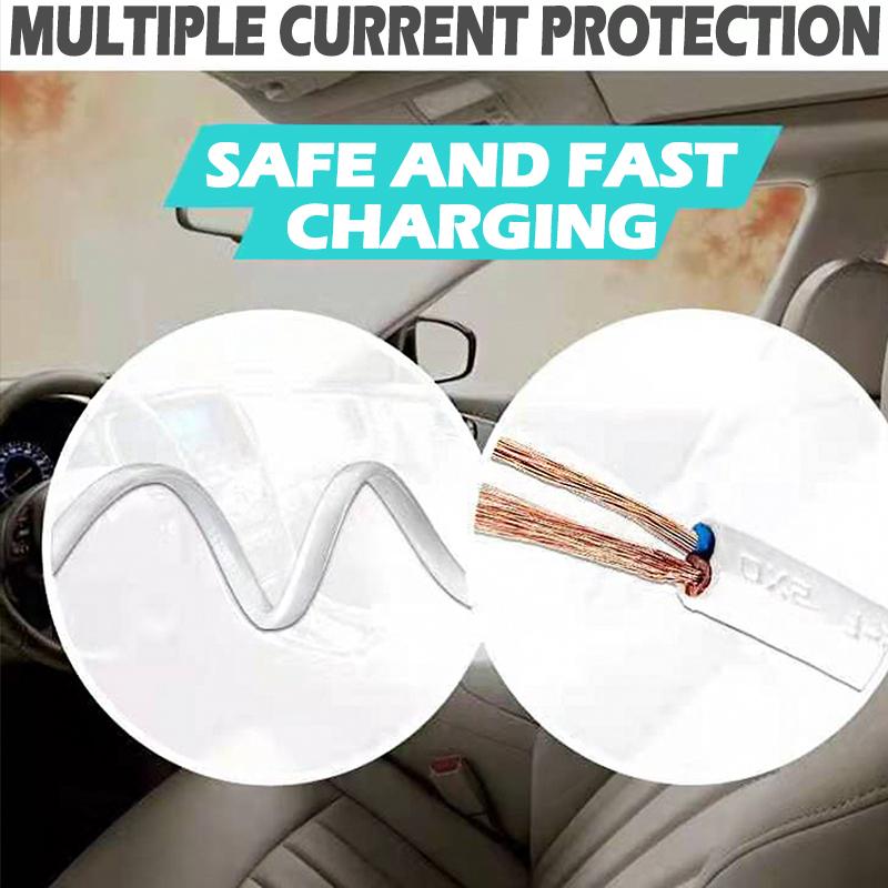 Car Cigarette Lighter Multi Socket Triple Splitter 2 USB Charger Adapter 12V