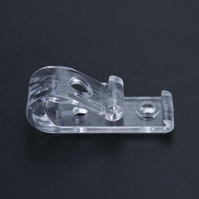 Roller Shade Safety Chain and Cord Guide Fixation Hook Blind Cord Holder Clear Clip for Bead Chain for Roller Blind