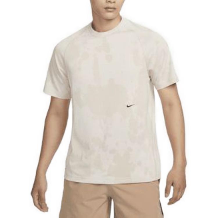 New Nike T Shirts Men's Beige DX6955-126