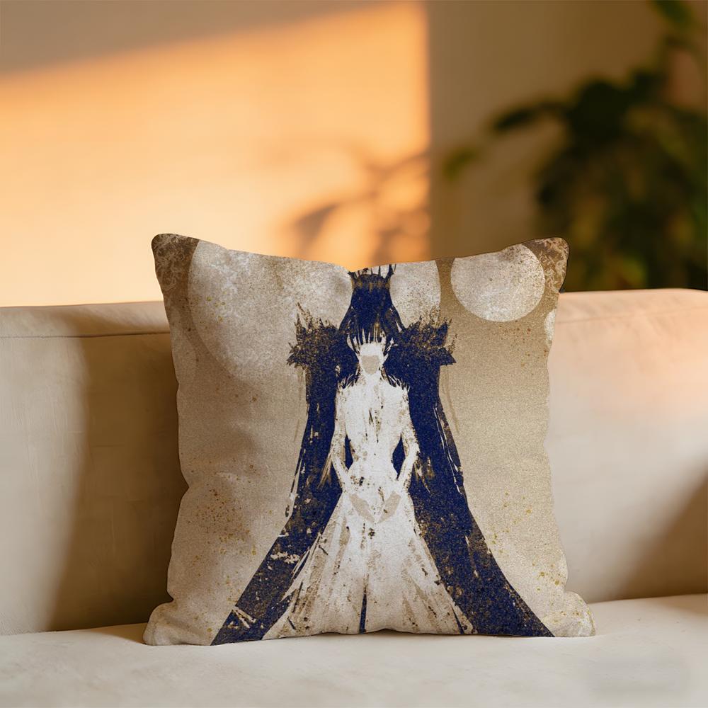 Angels And Demons Cushion Cover Cozy Velvet Throw PillowSoft Warm Cushion For Sofa Bed