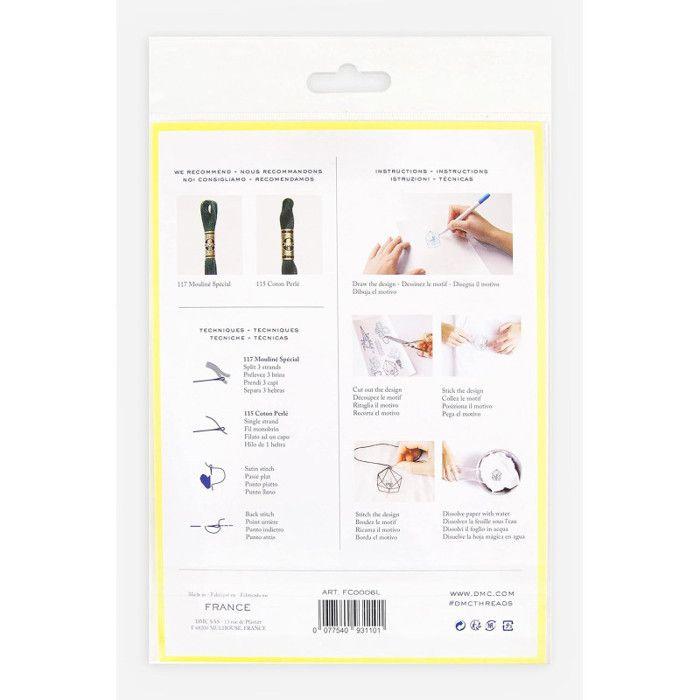 Magische Blätter - Französische Herstellung - 14,8 cm x 21 cm - Wasserlöslich - Selbstklebendes Papier