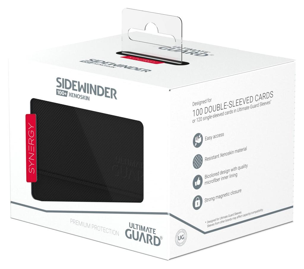 Ultimate Guard Sidewinder Xeno Skin Synergy 100+ (Black/Red)