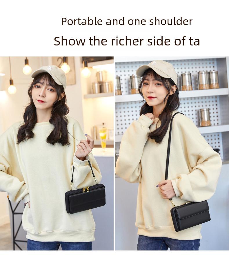 2024 RFID Anti-Theft Touchscreen Crossbody Mini Phone Bag for Women